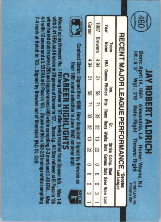 B2120- 1988 Donruss Baseball Cards 249-496 +Rookies -You Pick- 10+ FREE US SHIP - Picture 425 of 497