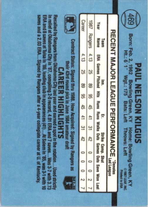 B2120- 1988 Donruss Baseball Cards 249-496 +Rookies -You Pick- 10+ FREE US SHIP - Picture 443 of 497