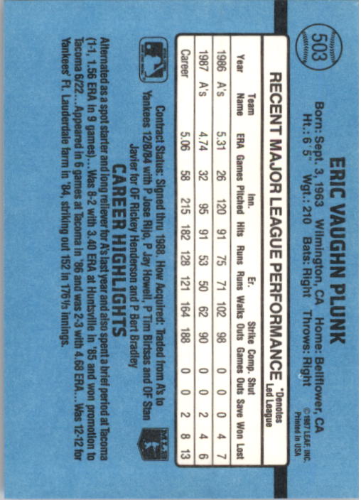 thumbnail 193  - 1988 Donruss Baseball (Cards 401-599) (Pick Your Cards)