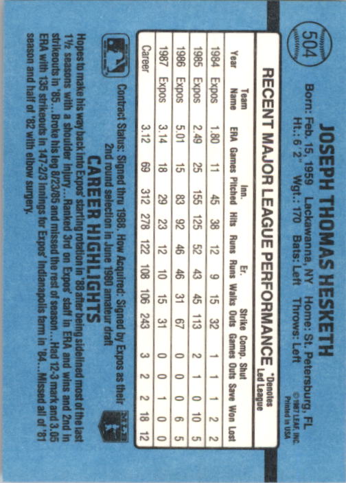 thumbnail 195  - 1988 Donruss Baseball (Cards 401-599) (Pick Your Cards)