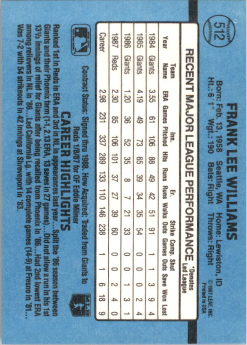 thumbnail 211  - 1988 Donruss Baseball (Cards 401-599) (Pick Your Cards)