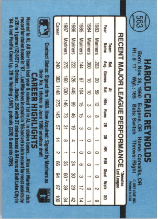 thumbnail 311  - 1988 Donruss Baseball (Cards 401-599) (Pick Your Cards)