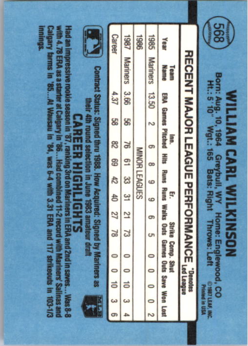 thumbnail 321  - 1988 Donruss Baseball (Cards 401-599) (Pick Your Cards)