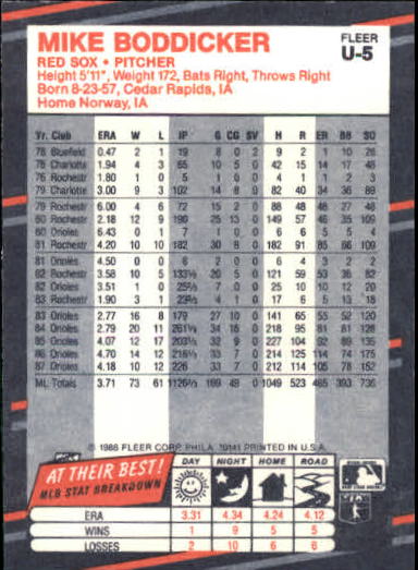thumbnail 11  - 1988 Fleer Update Baseball #1-132 - Your Choice GOTBASEBALLCARDS