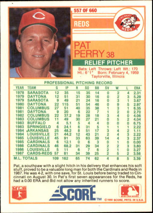 1988 Score Baseball Card Pick 514-660 - Picture 87 of 251