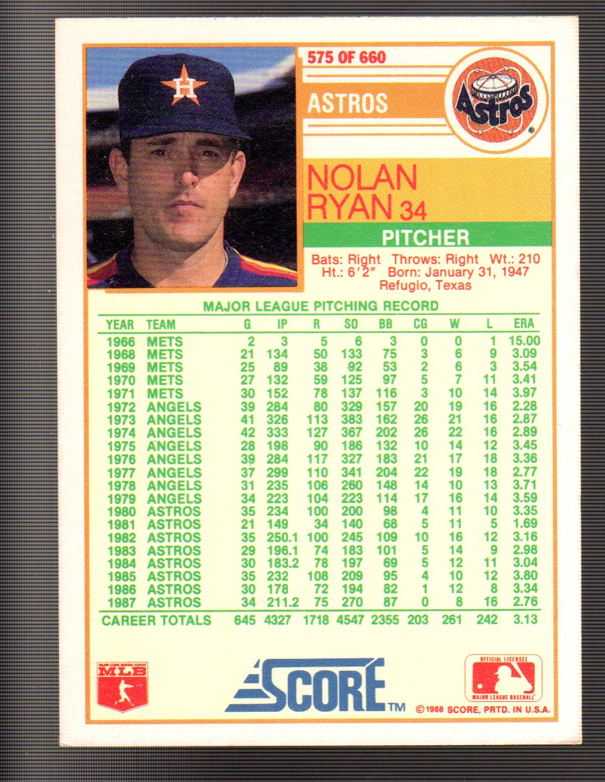 1988 Score Baseball Card Pick 514-660 - Picture 121 of 251