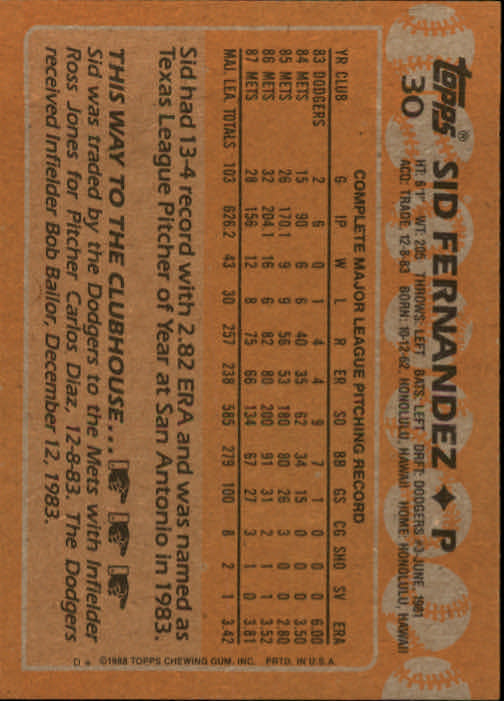 1988 Topps Baseball Card Pick 1-254 - Picture 61 of 499