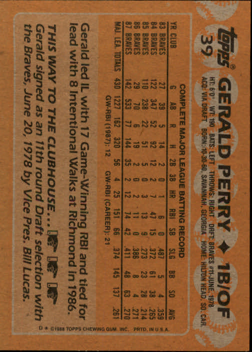 1988 Topps Baseball Card Pick 1-254 - Picture 79 of 499