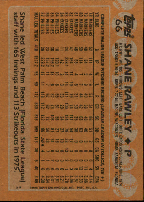 1988 Topps Baseball Card Pick 1-254 - Picture 131 of 499