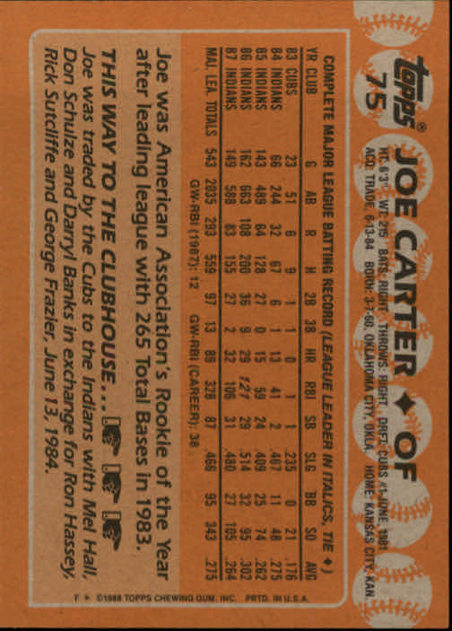 1988 Topps Baseball Card Pick 1-254 - Picture 149 of 499
