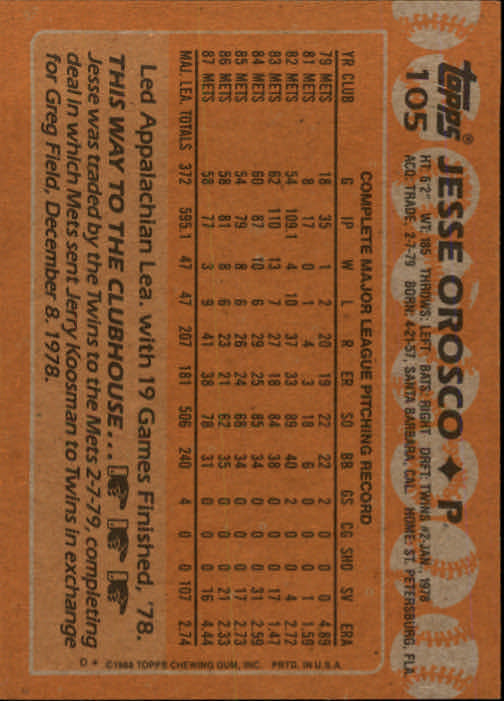 1988 Topps Baseball Card Pick 1-254 - Picture 209 of 499