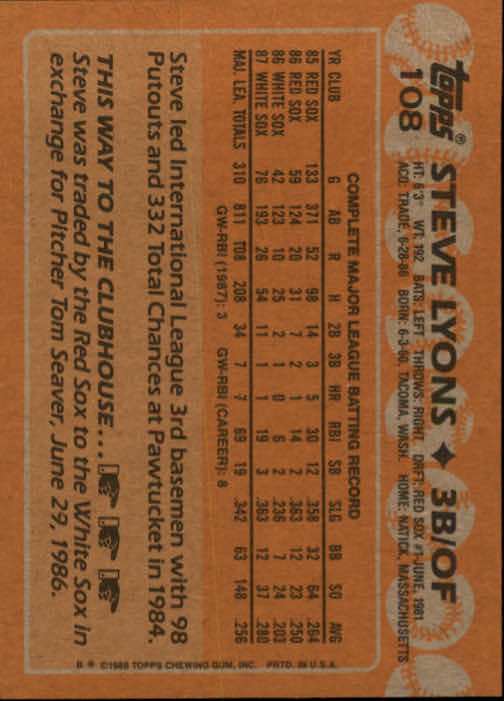 1988 Topps Baseball Card Pick 1-254 - Picture 215 of 499