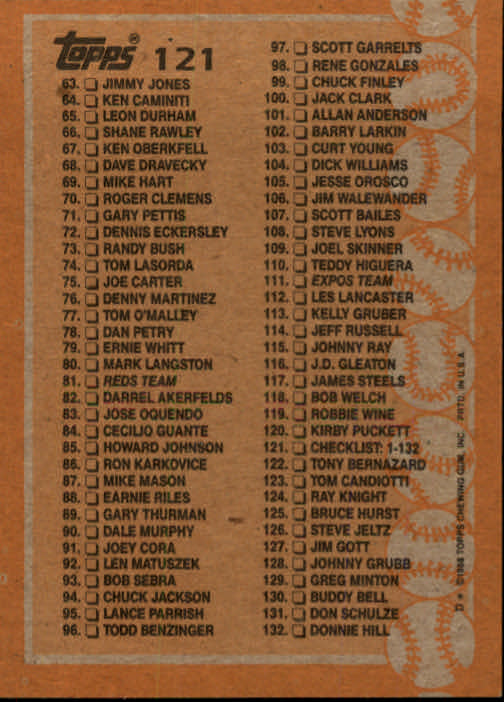 1988 Topps Baseball Card Pick 1-254 - Picture 239 of 499