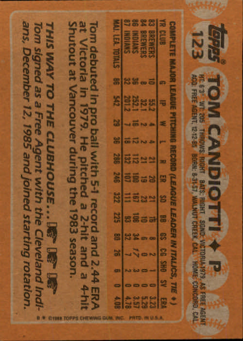 1988 Topps Baseball Card Pick 1-254 - Picture 243 of 499