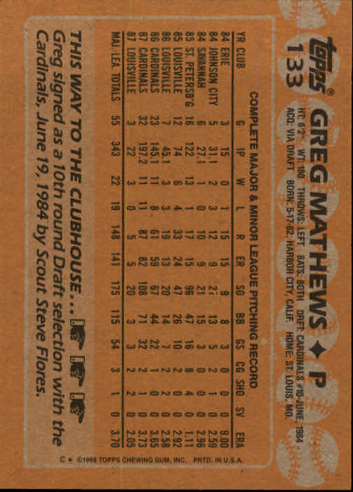 1988 Topps Baseball Card Pick 1-254 - Picture 263 of 499