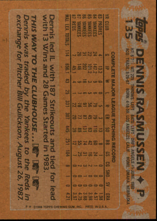 1988 Topps Baseball Card Pick 1-254 - Picture 267 of 499