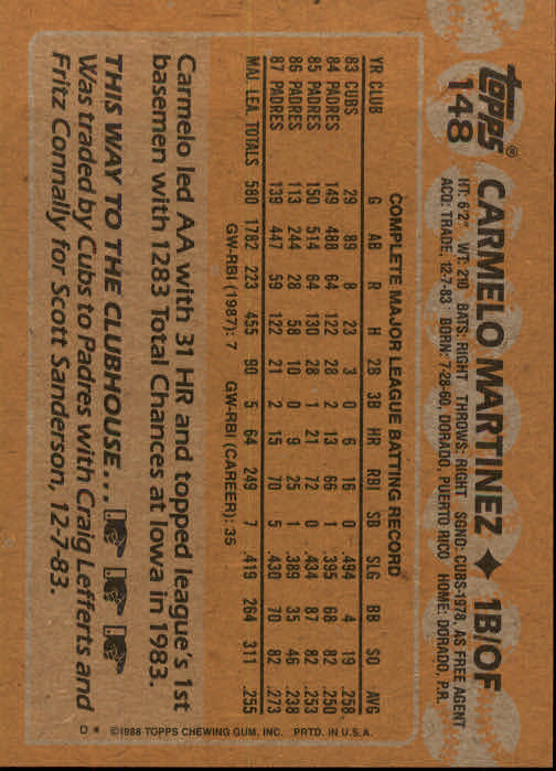 1988 Topps Baseball Card Pick 1-254 - Picture 293 of 499