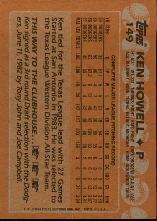 1988 Topps Baseball Card Pick 1-254 - Picture 295 of 499