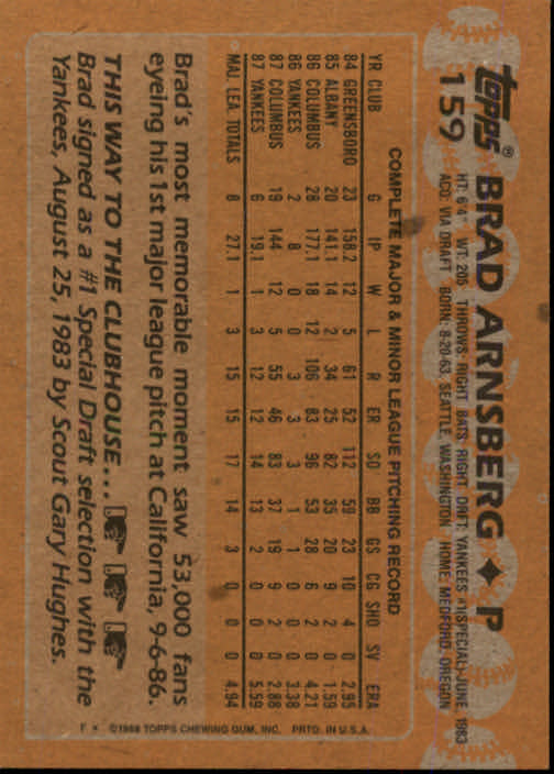 1988 Topps Baseball Card Pick 1-254 - Picture 315 of 499