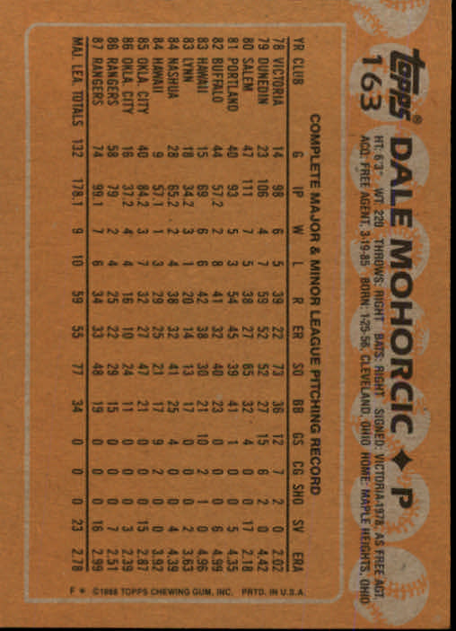 1988 Topps Baseball Card Pick 1-254 - Picture 323 of 499
