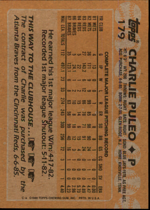 1988 Topps Baseball Card Pick 1-254 - Picture 355 of 499