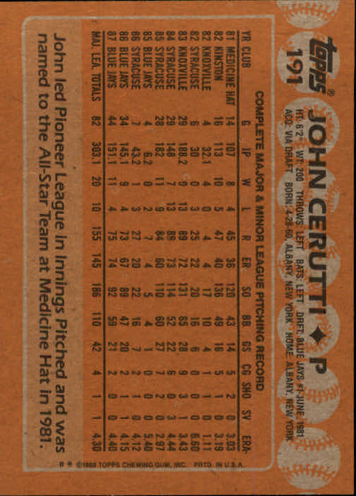 1988 Topps Baseball Card Pick 1-254 - Picture 377 of 499