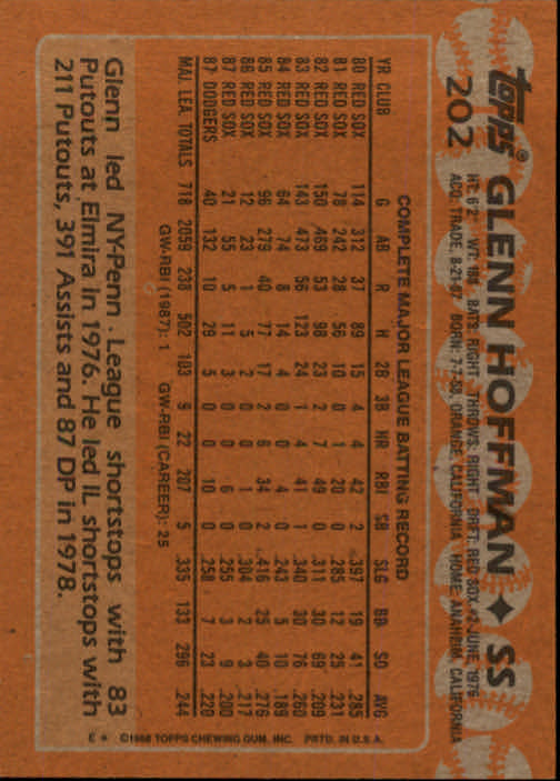 1988 Topps Baseball Card Pick 1-254 - Picture 399 of 499
