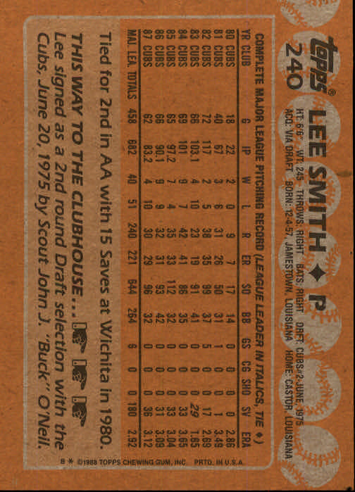 1988 Topps Baseball Card Pick 1-254 - Picture 473 of 499