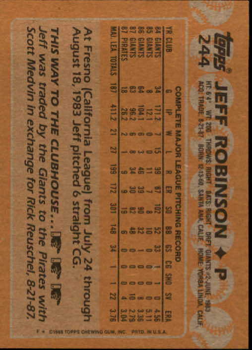 1988 Topps Baseball Card Pick 1-254 - Picture 481 of 499