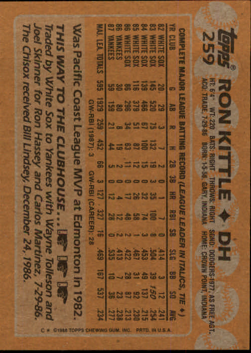 1988 Topps Baseball Card Pick 255-512 - Picture 11 of 495