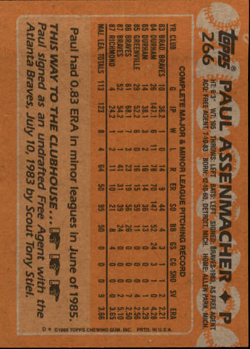 1988 Topps Baseball Card Pick 255-512 - Picture 25 of 495