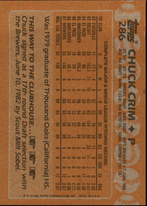 1988 Topps Baseball Card Pick 255-512 - Picture 63 of 495