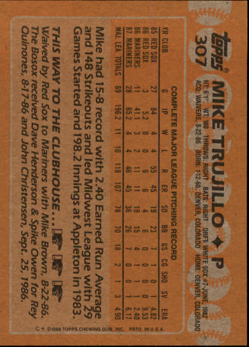 1988 Topps Baseball Card Pick 255-512 - Picture 101 of 495