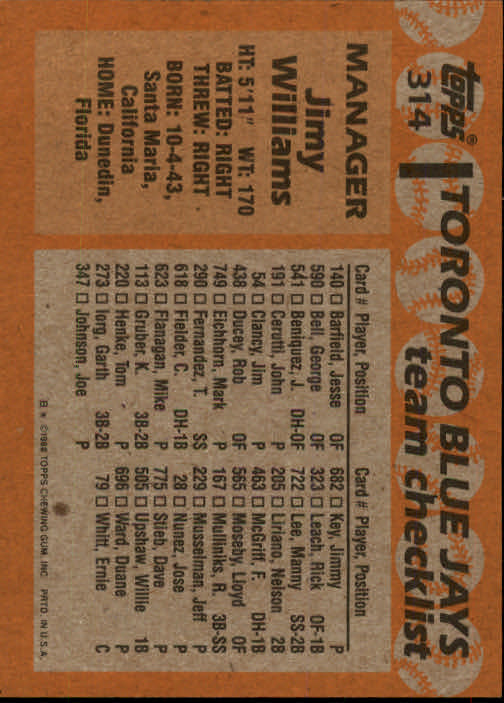 1988 Topps Baseball Card Pick 255-512 - Picture 115 of 495
