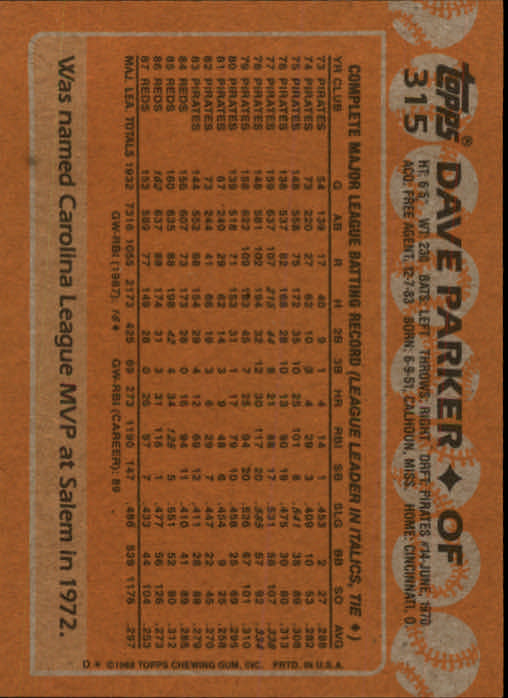 1988 Topps Baseball Card Pick 255-512 - Picture 117 of 495