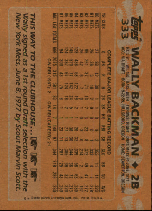1988 Topps Baseball Card Pick 255-512 - Picture 153 of 495