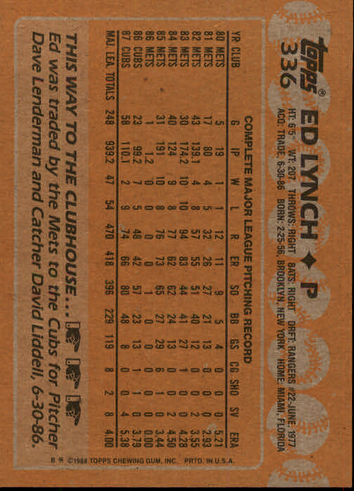1988 Topps Baseball Card Pick 255-512 - Picture 159 of 495
