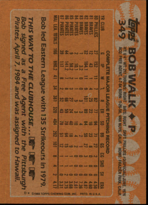 1988 Topps Baseball Card Pick 255-512 - Picture 185 of 495