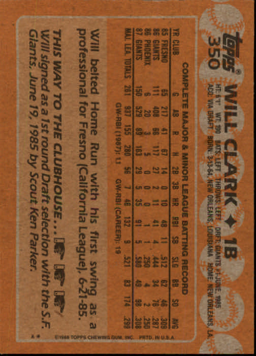 1988 Topps Baseball Card Pick 255-512 - Picture 187 of 495