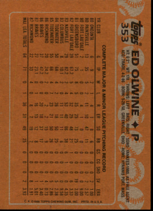 1988 Topps Baseball Card Pick 255-512 - Picture 193 of 495