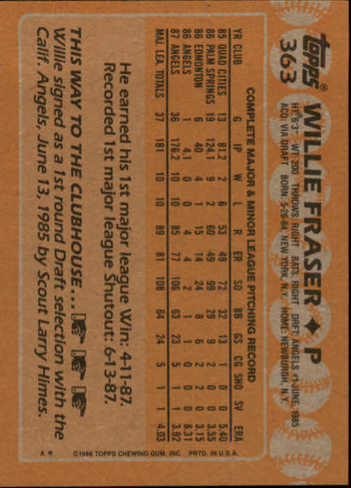1988 Topps Baseball Card Pick 255-512 - Picture 211 of 495