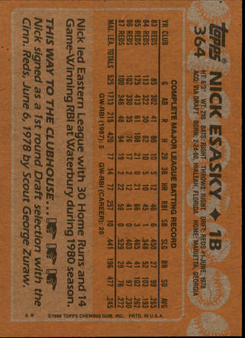 1988 Topps Baseball Card Pick 255-512 - Picture 213 of 495