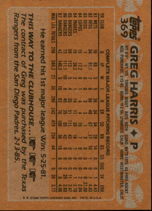 1988 Topps Baseball Card Pick 255-512 - Picture 223 of 495