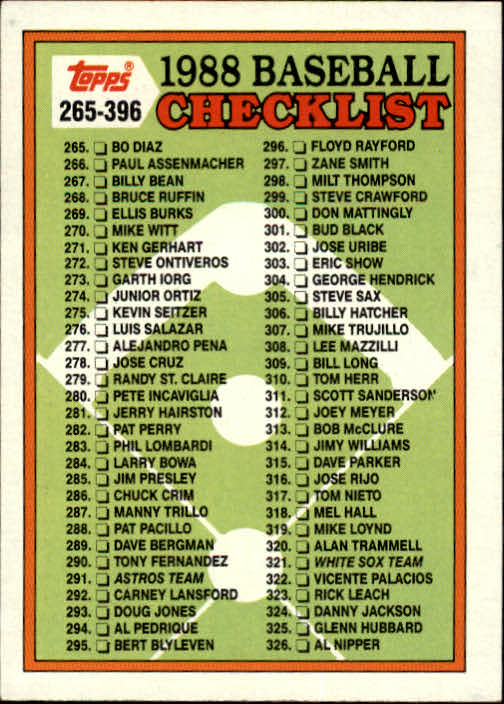 1988 Topps Baseball Card Pick 255-512 - Picture 226 of 495
