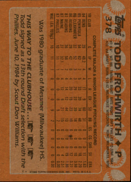 1988 Topps Baseball Card Pick 255-512 - Picture 237 of 495
