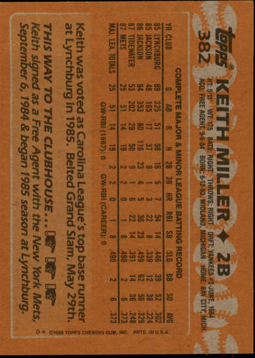 1988 Topps Baseball Card Pick 255-512 - Picture 245 of 495