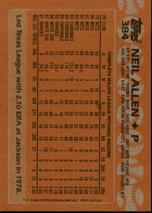 1988 Topps Baseball Card Pick 255-512 - Picture 249 of 495