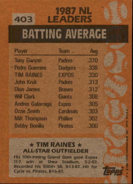 1988 Topps Baseball Card Pick 255-512 - Picture 285 of 495