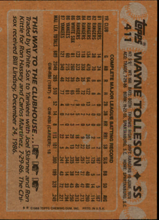 1988 Topps Baseball Card Pick 255-512 - Picture 297 of 495