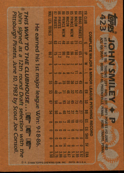 1988 Topps Baseball Card Pick 255-512 - Picture 321 of 495